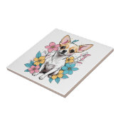 Spring Chihuahua Tegeltje (Zijkant)