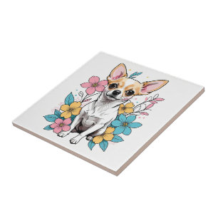 Spring Chihuahua Tegeltje