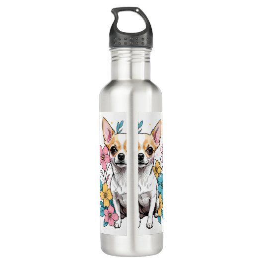 Spring Chihuahua Waterfles (Achterkant)