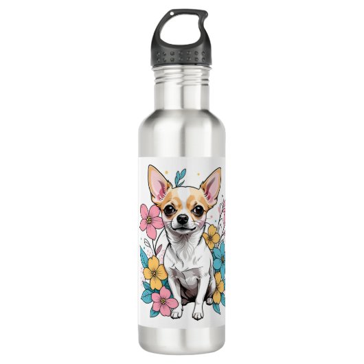 Spring Chihuahua Waterfles (Voorkant)