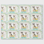 Spring Chihuahua's Cadeaupapier (Vlak)