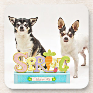 Spring Chihuahua's Drankjes Onderzetter