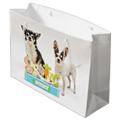 Spring Chihuahua's Large Cadeautasje (Achterkant Gekanteld)