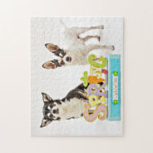 Spring Chihuahua's Legpuzzel (Verticaal)
