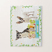 Spring Chihuahua's Legpuzzel (Verticaal)