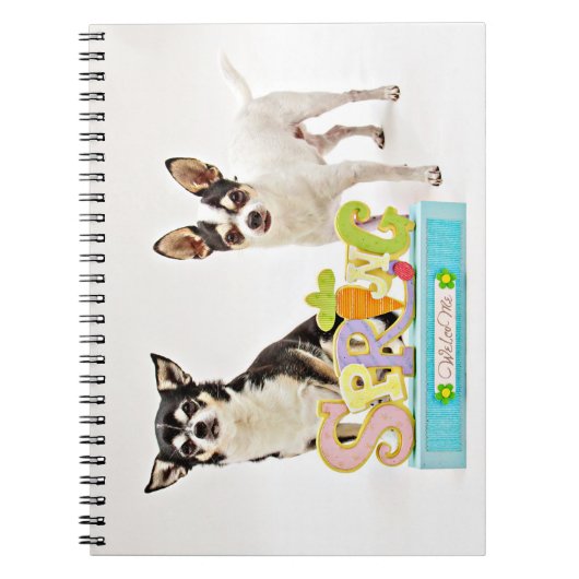 Spring Chihuahua's Notitieboek (Voorkant)