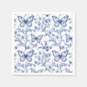Spring Chinoiserie Toile de Jouy Pattern Servet (Voorkant)