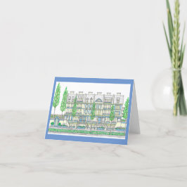 Spring City Blue NoteCards Bedankkaart