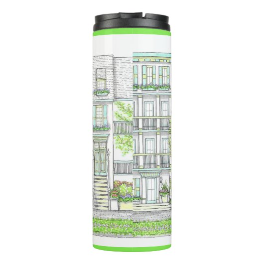 Spring City Lime Green Thermal Tumbler Thermosbeker (Achterkant)