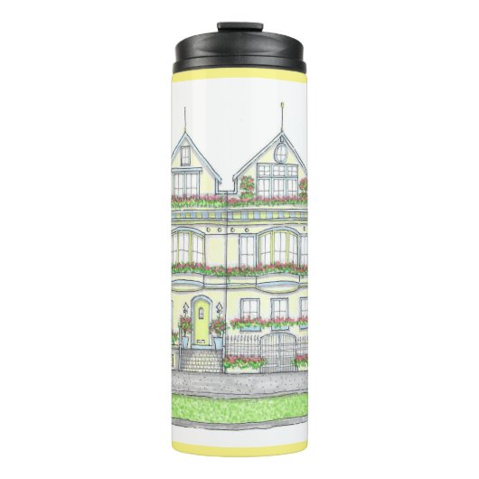 Spring City Yellow Thermal Tumbler Thermosbeker (Voorkant)