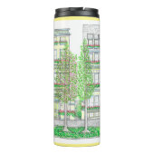 Spring City Yellow Thermal Tumbler Thermosbeker (Achterkant)