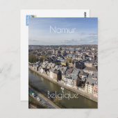 Spring Cityscape Namen, België Briefkaart (Voorkant / Achterkant)