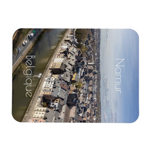 Spring Cityscape Namen, België Magneet (Horizontaal)