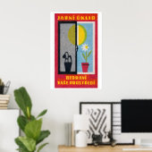 Spring Clean Your House - Matchbox Print - Czech (Thuiskantoor)