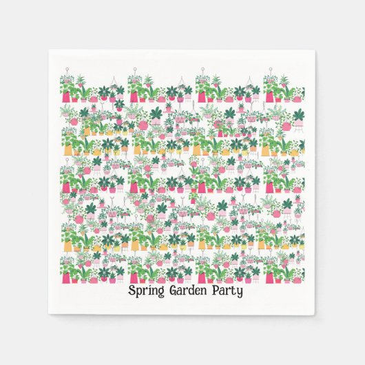 Spring Cocktail Napkins Servet (Voorkant)
