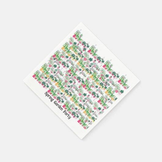 Spring Cocktail Napkins Servet (Hoek)