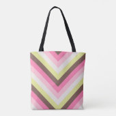 Spring Cocoa Chevron Tote Bag (Achterkant)
