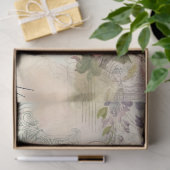 Spring Collage met vogels en bloemen | ontkoppelin Tissuepapier (Geschenk)