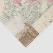 Spring Collage met vogels en bloemen | ontkoppelin Tissuepapier (Detail)