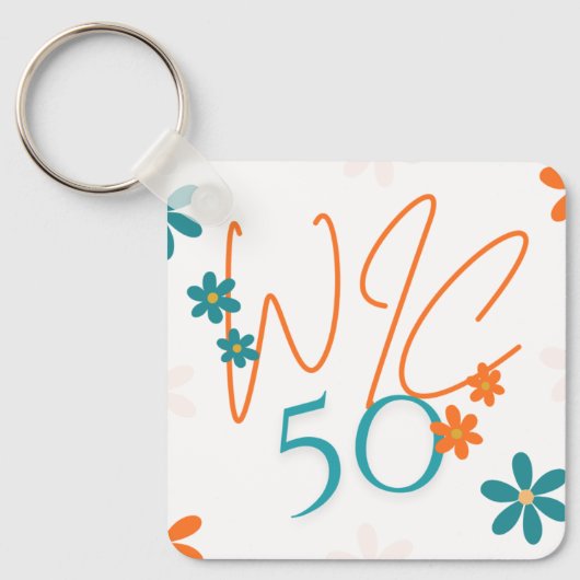 Spring Collectie Squared Sleutelhanger (Voorkant)