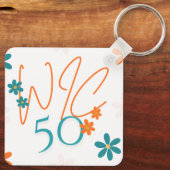 Spring Collectie Squared Sleutelhanger (Achterkant)