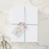 Spring Colorful Floral Bridal Shower Thank You Tag Cadeaulabel (Met Touw)