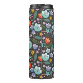 Spring Colorful Flowers Thermal Tumbler Thermosbeker (Achterkant)