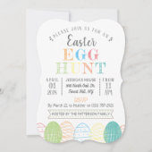 Spring Colors Easter Egg Hunt Kaart (Voorkant)