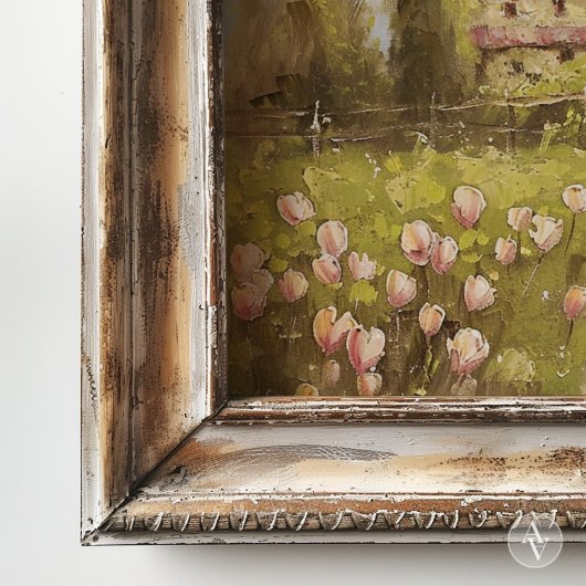 Spring Cottage Landschap  landhuis Poster