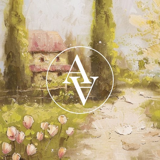 Spring Cottage Landschap  landhuis Poster