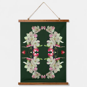 Spring Crabapple Bloesems Bloemen Abstract Hangend Wandkleed