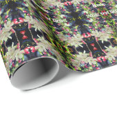 Spring Crabapple Blossom Abstract - Gepersonalisee Cadeaupapier (Rol Hoek)