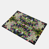 Spring Crabapple Blossom Personalized Deurmat (Schuin)