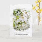 Spring Crabapple Blossom Sympathie Kaart (Gele Bloem)