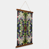 Spring Crabapple Blossoms Abstract Hangend Wandkleed (Gebogen)