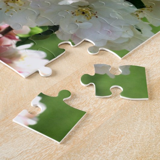 Spring Crabapple Blossoms Lijst Uw foto toevoegen Legpuzzel (Zijkant)