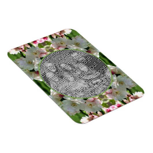 Spring Crabapple Blossoms Lijst Uw foto toevoegen Magneet (Rechterzijde)