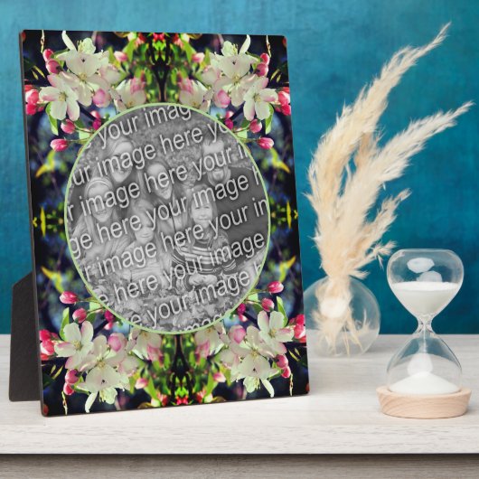 Spring Crabapple Blossoms Voeg je foto toe Fotoplaat (Zijkant)