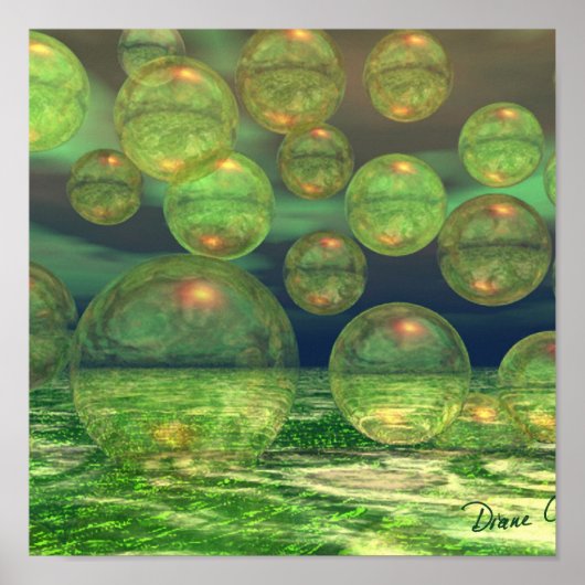 Spring creation - Green & Gold Renewal Poster (Voorkant)