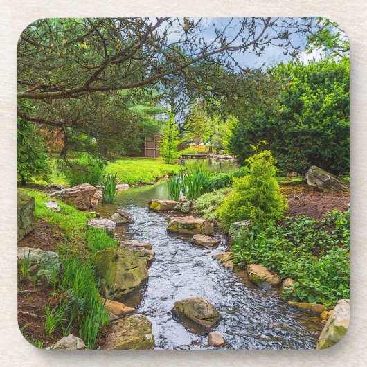 Spring Creek Painterly Bier Onderzetter (Voorkant)