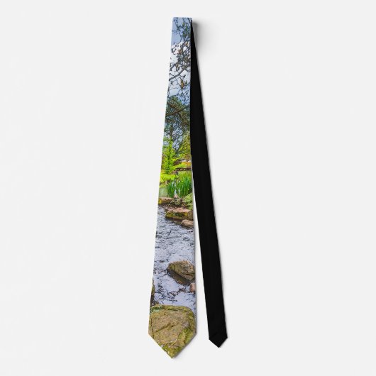 Spring Creek Painterly Stropdas (Voorkant)