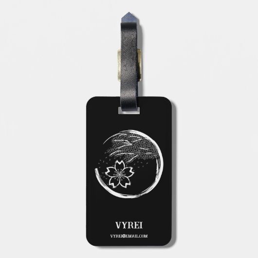 Spring Crest Bagagelabel (Achterkant verticaal)