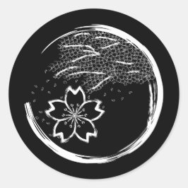 Spring Crest Ronde Sticker