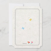 Spring Critters Uitnodiging (Achterkant)