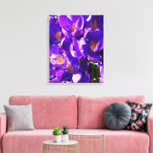 SPRING CROCUS CANVAS AFDRUK (Insitu (Woonkamer))