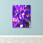 SPRING CROCUS CANVAS AFDRUK (Insitu (Houten vloer))