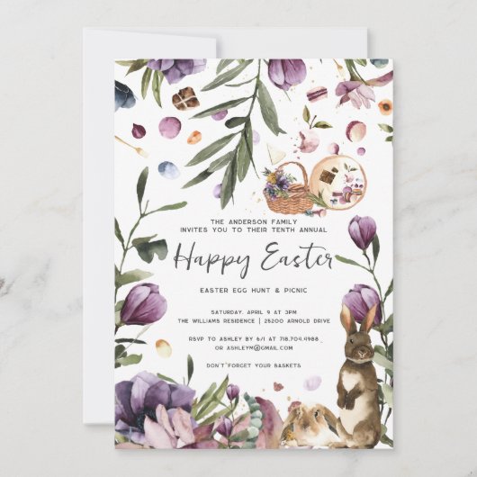 Spring Crocus | Paaspicknick en Eibots Kaart (Voorkant)