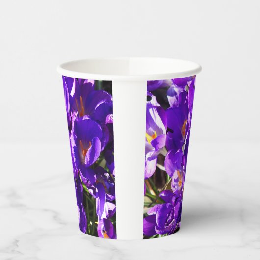 SPRING CROCUS PAPIEREN BEKERS (Links)