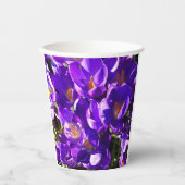 SPRING CROCUS PAPIEREN BEKERS (Voorkant)