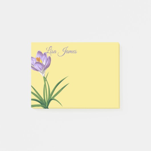 Spring Crocus Post-it-Notes Post-it® Notes (Voorkant)